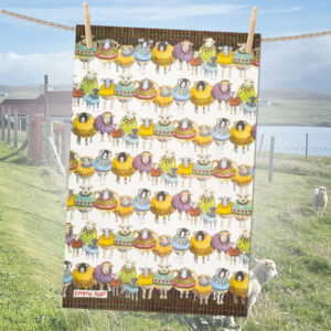 Sheep in Sweaters Tea Towel (рушник кухонний)